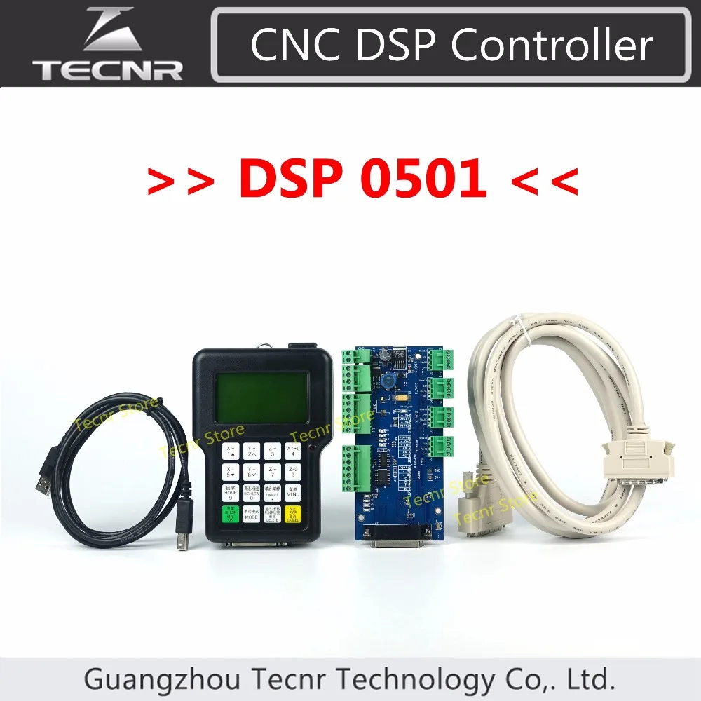 RZNC 0501 DSP Controller  3 axis control card system for CNC router handle remote English version HKNC 0501HDDC  DSP0501