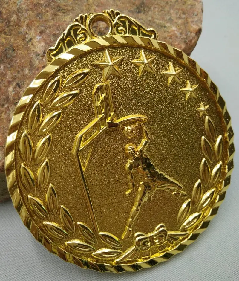 

School Sports Medal Dunk Gold Silver Bronze Medals Zinc Alloy Metal Communication Ability/self-confidence Developing Gymnastics