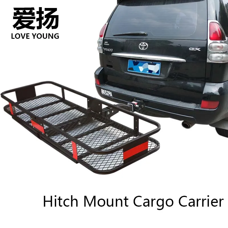 Love Young SUV cross-country modification car rear luggage frame hitch mount luggage carrier/Trailer frame On-board cargo rack