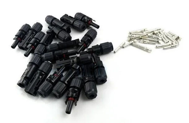 กันน้ำ IP67 ต่อ PV PV สำหรับ 2.5 มม.4mm2 6mm2, Solar Connector ชายและหญิง TUV รับประกัน