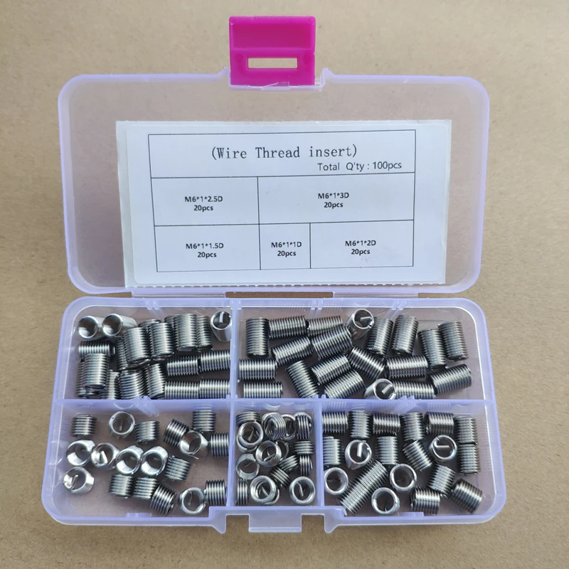 100Pcs/Box M6*1.0*1…