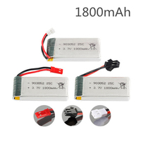 3.7v 1800mAh lipo Battery for KY601S SYMA X5 X5S X5C X5SC X5SH X5SW X5HW X5UW M18 H5P HQ898  H11D H11C Helicopter battery