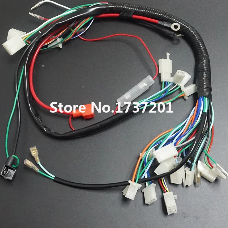 Engine Wire Wiring Harness Loom 50cc 110cc 125cc 140cc PIT ATV QUAD BIKE BUGGY Go Kart