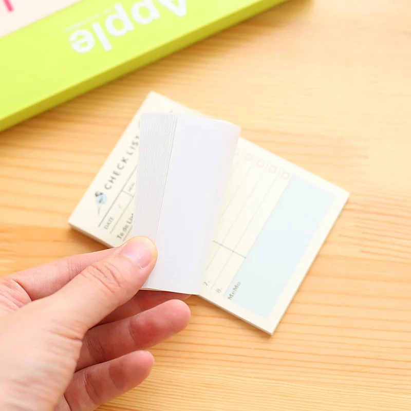 Creative Diary Weekly Plan Memo pad To Do List Time Sticky note Schedule Office And School Supplies Cheap Korean Stationery