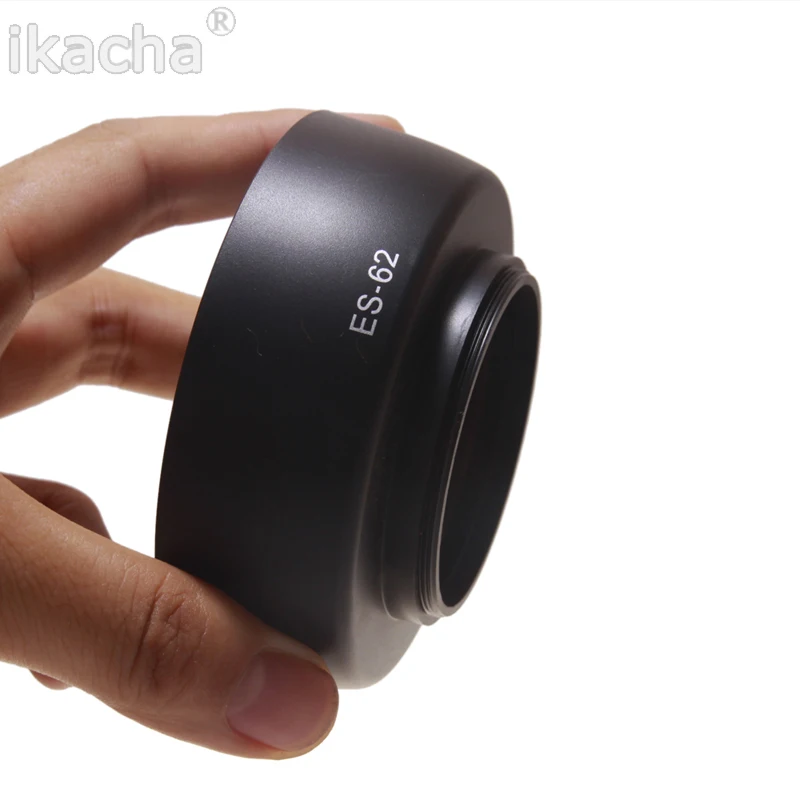 ES-62 Lens Hood for Canon EOS EF 50mm f/1.8 II ES62 Lens Twist Lock Camera Lens Hood Camera Accessories