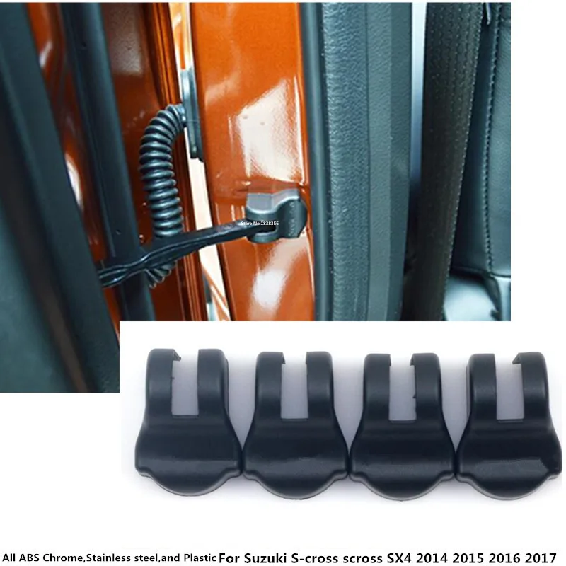 

Для Suzuki S-Cross Scross Sx4 2014 2015 2016 2017, антикоррозийный водонепроницаемый дверной замок, ключи, пластиковая пряжка, ограничительная отделка устройства