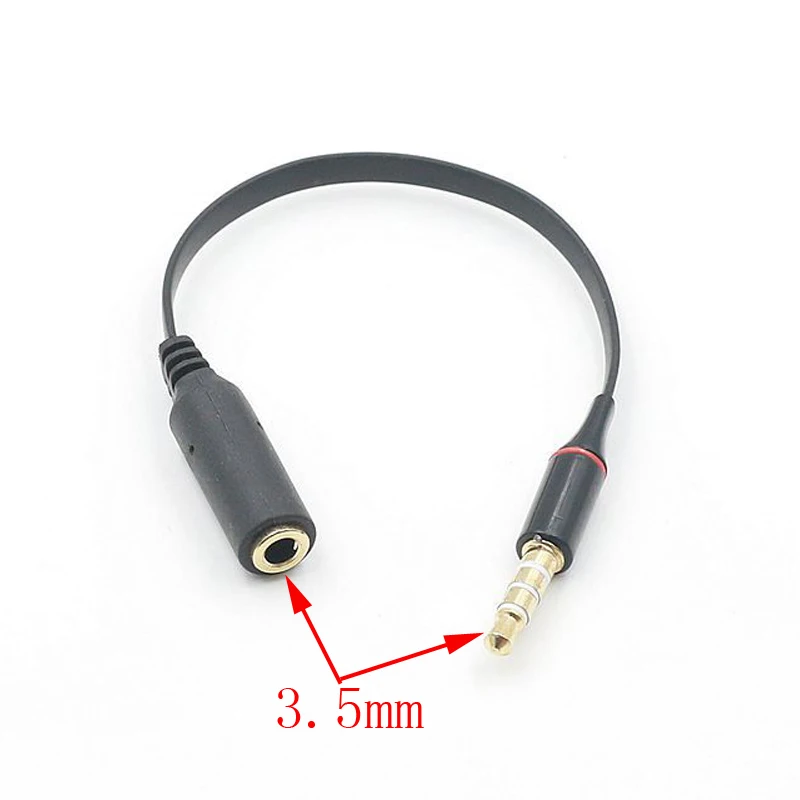 3.5mm Male to Female Audio Adapter CTIA to OMTP Headphone Earphone Jack Converter For iPhone HTC Samsung