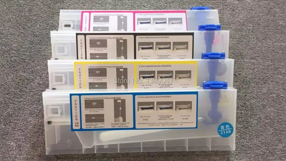 4 color CISS ink system for Roland/Mimaki/Mutoh large format printer bulk ink system (4tanks+4cartridges)