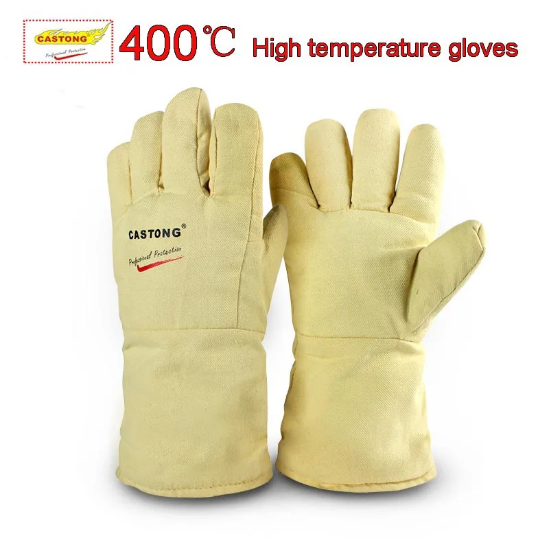 CASTONG – gants Anti-brûlure en aramide, souples et résistants aux hautes températures, 400 degrés