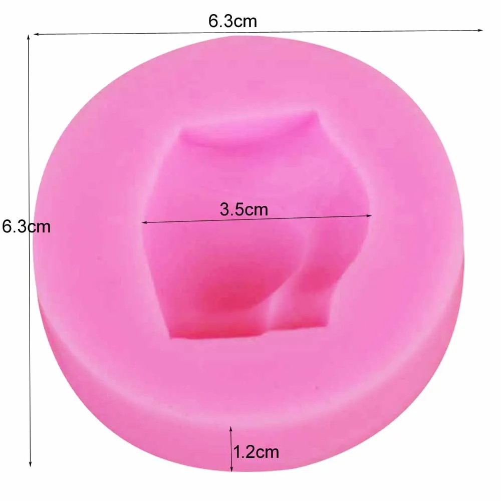 Sophronia Body Butt Silicone Mold Chocolate Mould Candy Jelly Jello Fondant Gumpaste Baking Clay Form Cake Decorating Tools m886