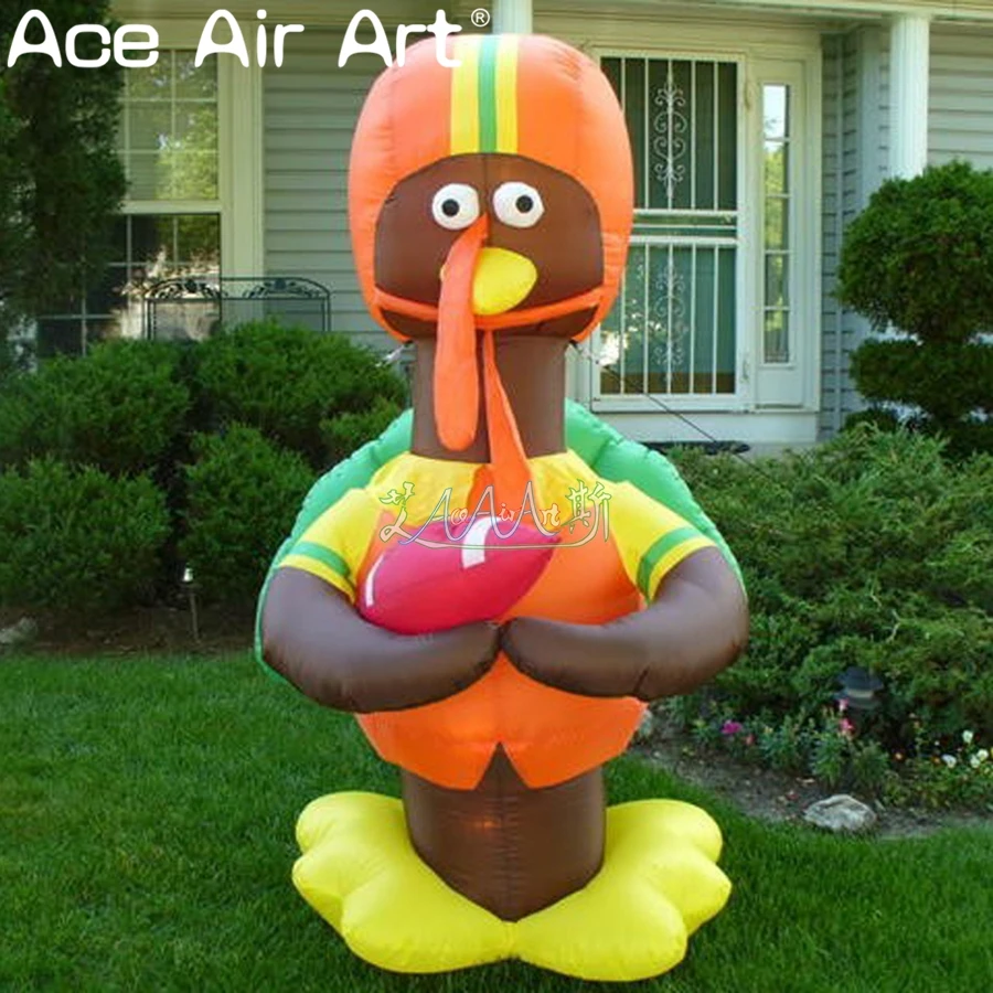 3mH Giant Turkey Inflatables Fall Thanksgiving Decoration Outdoor Blow Up Autumn Harvest Fall Decoration Outside Yard Garden Law