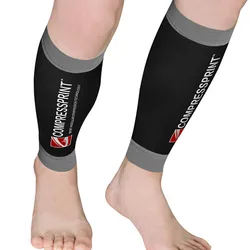 Compressprint-Calentadores de piernas para hombre y mujer, accesorio deportivo de compresión para correr, ciclismo, natación, trotar, gimnasio y baloncesto, 2018