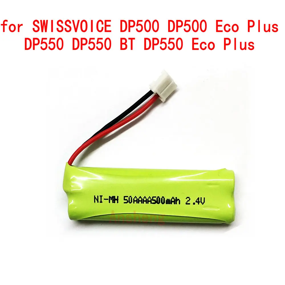 NEW  GP1010 VT50AAAALH2BMJZ 500mAh Battery For SWISSVOICE DP500 DP500 Eco Plus DP550 DP550 BT DP550 Eco Plus