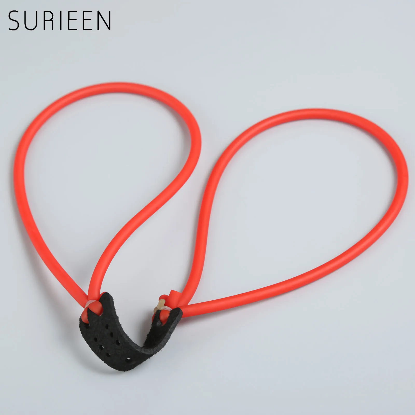 SURIEEN 4 Strips Slingshot Rubber Band Hunting Slingshots Elastic Replacement Part Catapult Practical Fitness Bungee Tube 1745