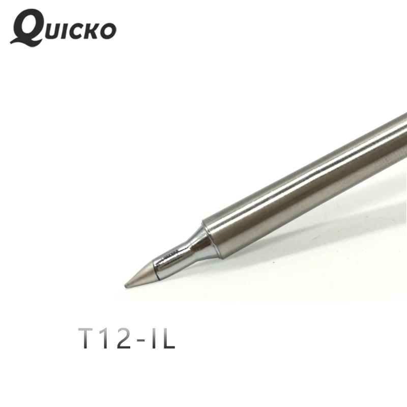 QUICKO T12-ILS T12-IL Series Soldering Iron Tips welding heads for FX9501 FX951 Handle Quicko T12 OLED&LED soldering station