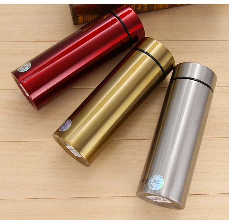 1PC Thermos Cup Double Wall Stainless Steel Thermos Mug Drinkware Travel Thermo Coffee Cup Thermoes Vacuum Fask Cup Office J1458