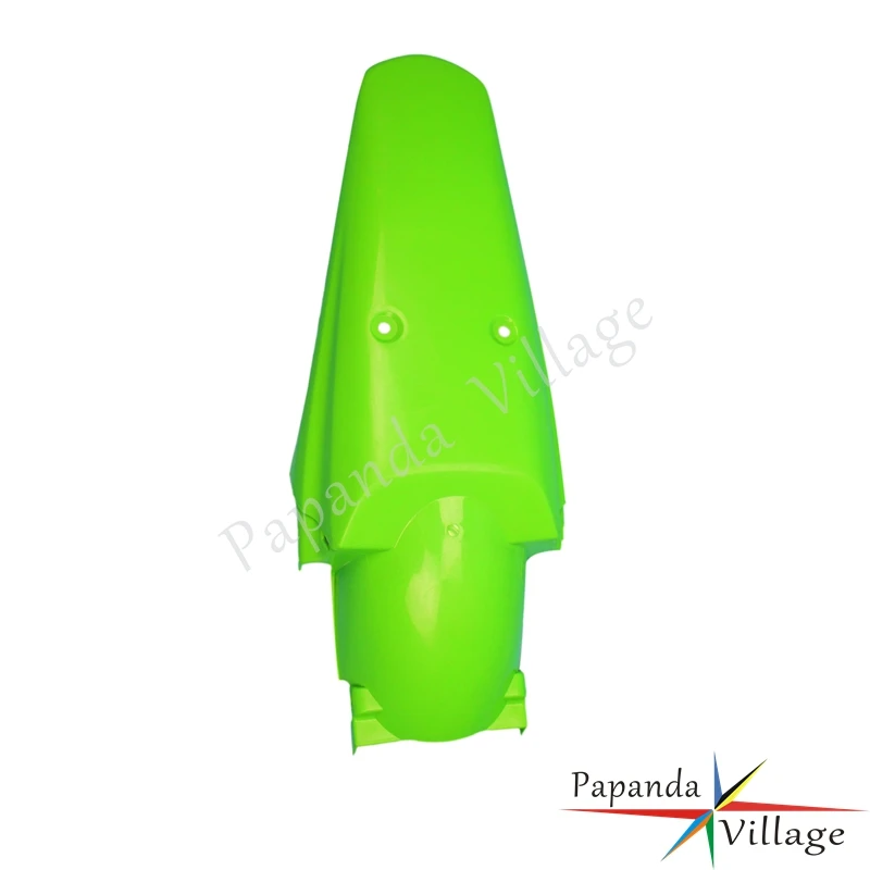 Plastic Green Universal Dirt Bike Motocross Mudguards Protector Motorcycle Rear Fenders for Kawasaki KX KLX KXF 65 125 250 450