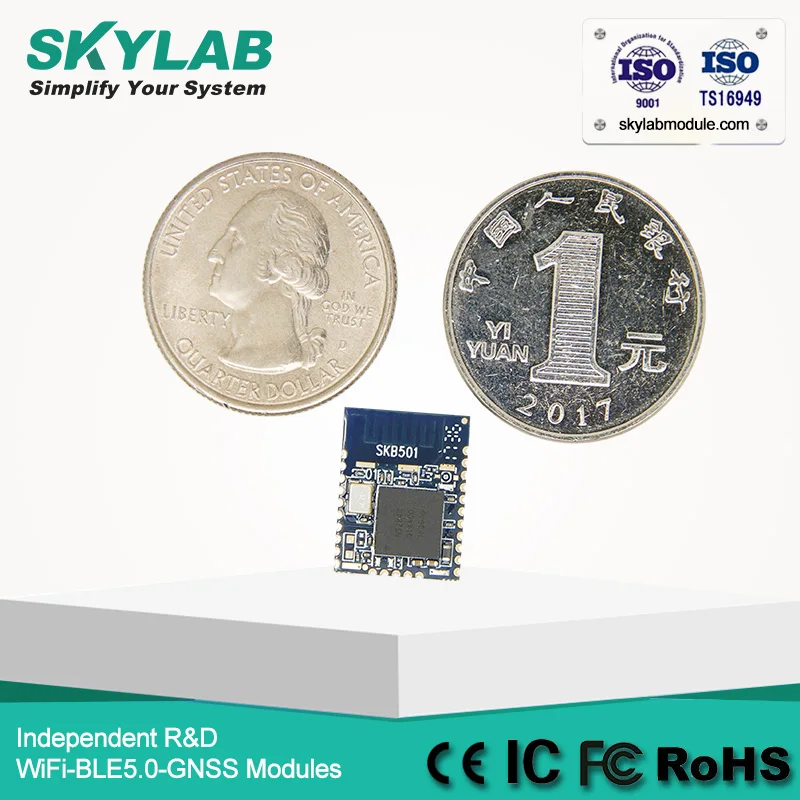 Nordic Offical Strategic Partner SKYLAB Long Distance/Range bluetooth 5 ble 5.0 nrf52 nrf52840 module, bluetooth dongle 5.0