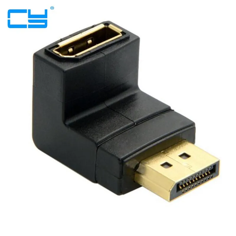 

Up & Down Angled 90 Degree DisplayPort DP Male to dp Display Port Female Extension Adapter Converter Connector