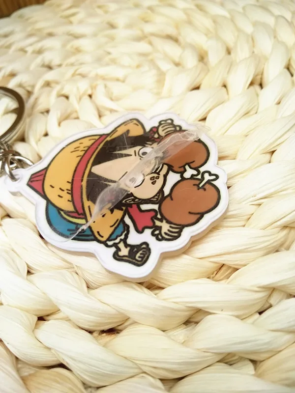 1pcs  Anime 19 Days Old Xian Mo Guan Shan Jian Yi two Side Print keychain Keyrings Pendants Cute Version Y17
