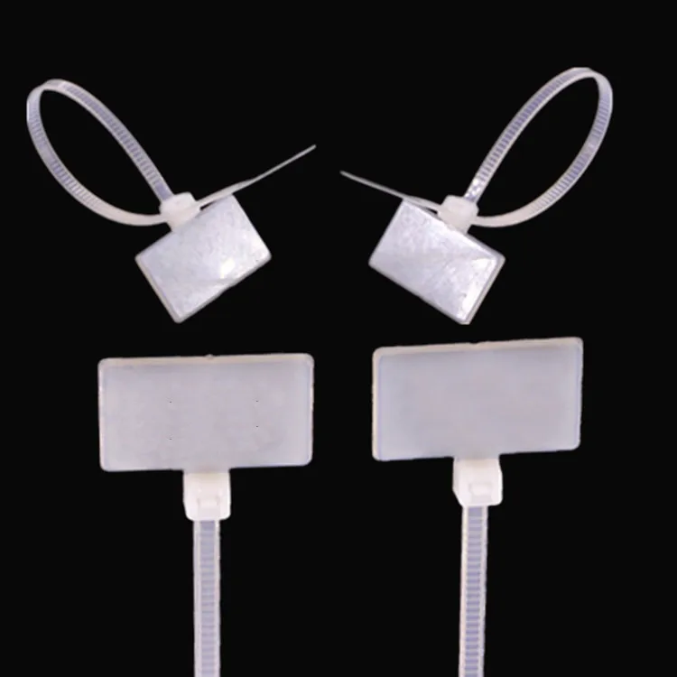 

250Pcs 4mm*200mm Zip Ties Write Wire Power Cable Label Mark Tag Nylon Self-Locking Tie Network Cable Marker Cord Wire Strap Zip