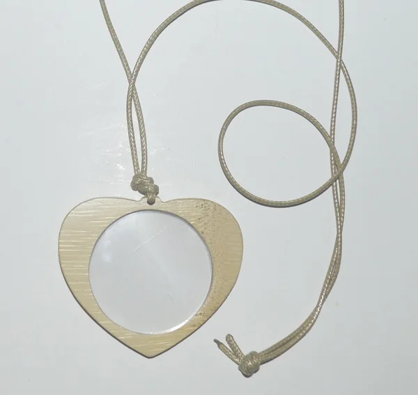 Bamboo Heart Pendant  Diffraction  Pendant