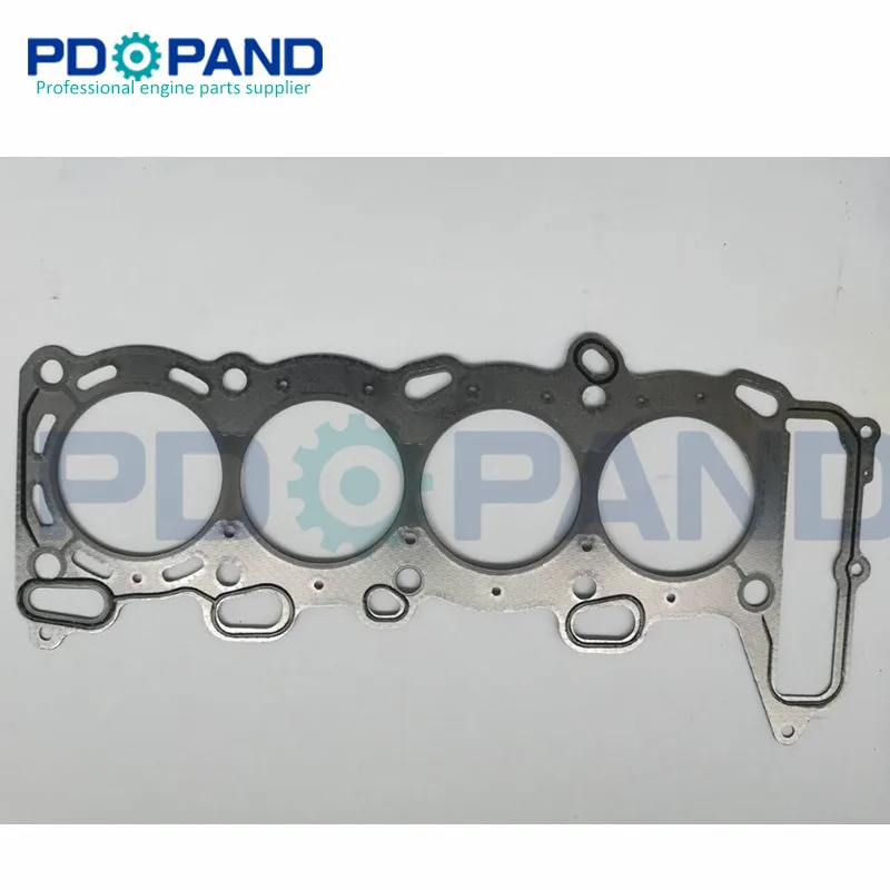 SR20 SR20DE Engine Full Rebuild Gasket Set 10101-78E26 for Nissan 100 NX/Primera/Pulsar/Serena 1998cc With Valve Oil Seals