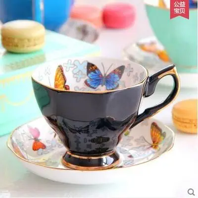 English Afternoon Tea,Mug High-Grade Bone China Coffee Cup And Saucer, Japanese Style Cup European cup