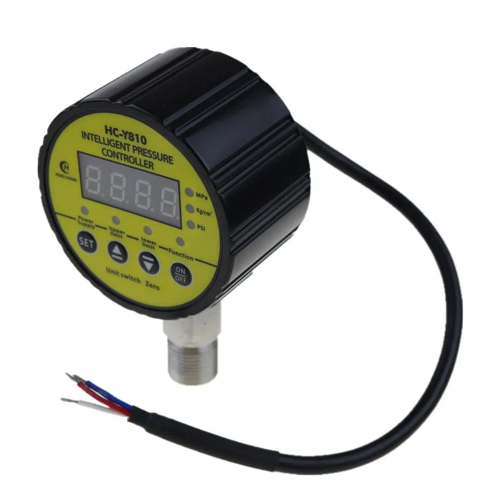 0-6Mpa DC 12V Air Compressor Pressure Switch Digital Pressure Gauge M20 x 1.5