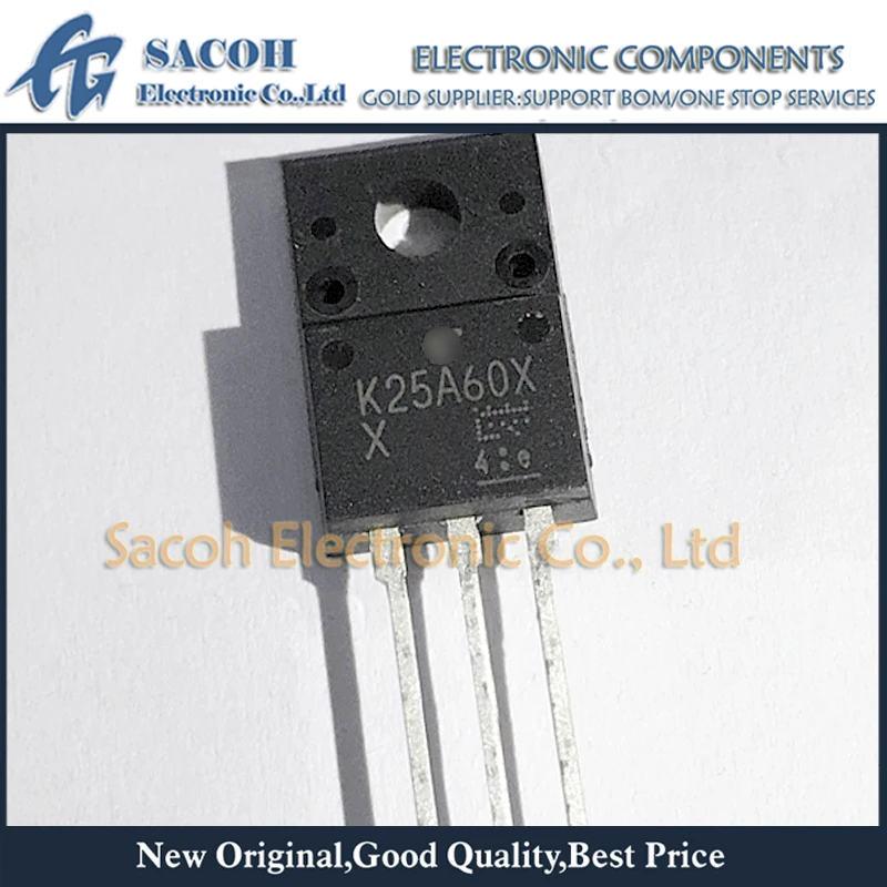 

Refurbished Original 10Pcs/Lot TK25A60X K25A60X OR TK25A60X5 K25A60X5 TK25A60 25A60 TO-220F 25A 600V N-Channel MOSFET