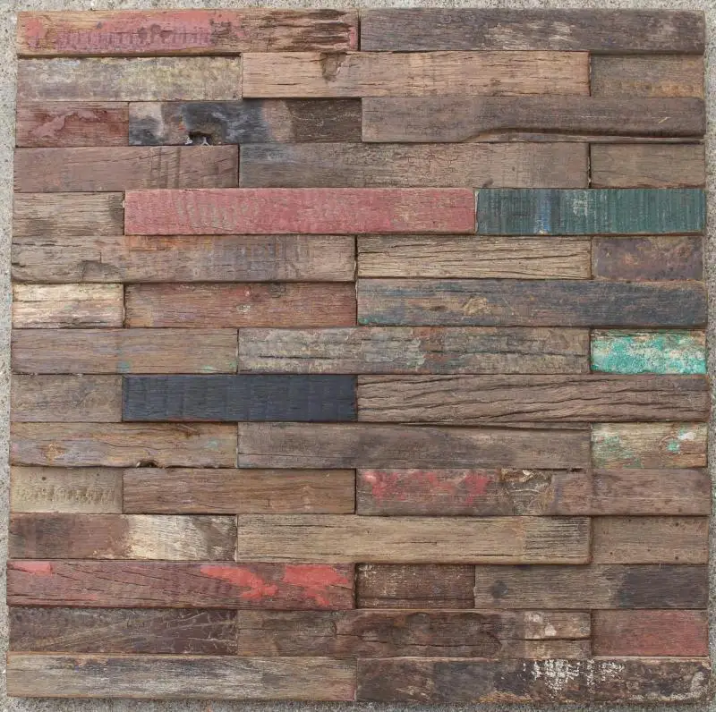 strip old ship wood wall tile log wooden mosaic tiles for bedroom living room dining room wall tiles wall bar backsplash