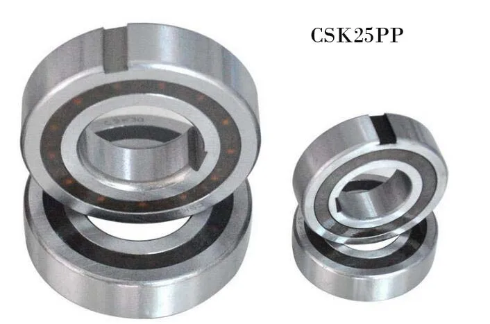 [2 PCS] CSK25PP (25x52x15 mm) One Way Clutch Bearing w/Dual Keyway Groove 6205RS