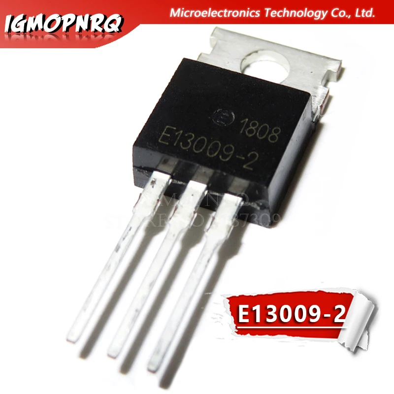 10pcs/lot MJE13009 E13009-2 13009 E13009 TO-220 High Voltage Fast-Switching NPN  Transistor new original