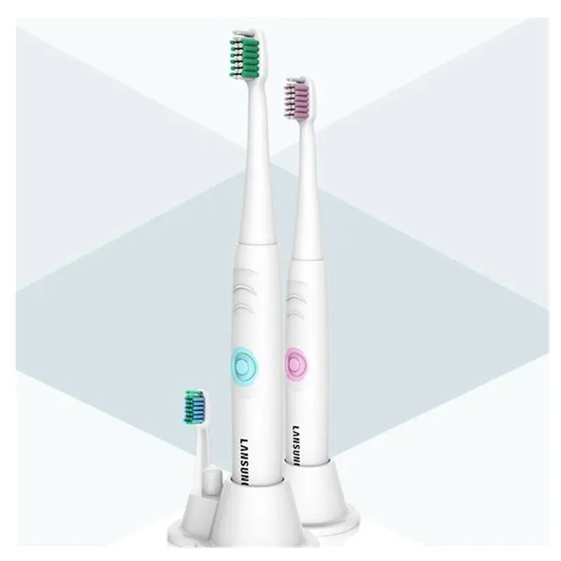 الموجات الصوتية لينة الشعر فرشاة الأسنان الكهربائية الاهتزاز فرشاة التنظيف التلقائي للماء فرشاة أسنان فرشاة أسنان بالغين