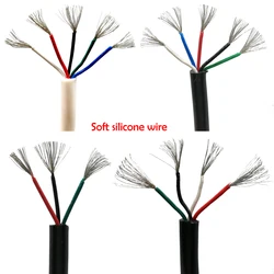 QUICKO-cable de silicona suave con núcleo 3C/4C/5C para soldador T12, KITS de bricolaje