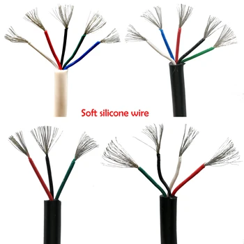 QUICKO 3C/4C/5C core ลวดซิลิโคนอ่อนนุ่มสําหรับ T12 หัวแร้งชุด DIY