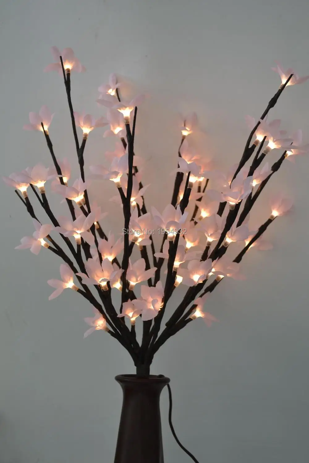 3V AdaptorType Blossom Forsytia Flower Branch Light 20\