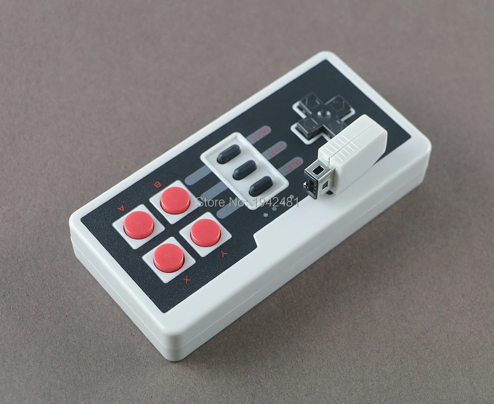 6 قطعة/الوحدة اللاسلكية USB التوصيل اللعب تحكم غمبد ل NES Mini 4 أزرار وحدة تحكم لاسلكية مع استقبال لاسلكي