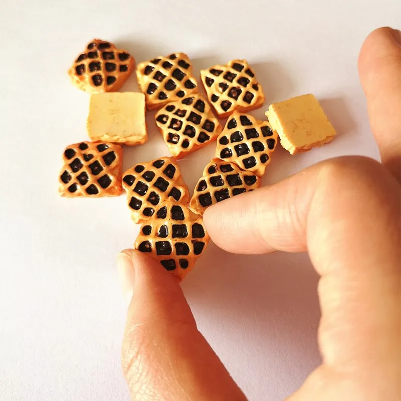 8 Teile/los Bäckerei Brot Küche Lebensmittel Artikel Miniatur Vintage Zubehör für Puppenhaus Mini Künstliche Brot – Detail 3