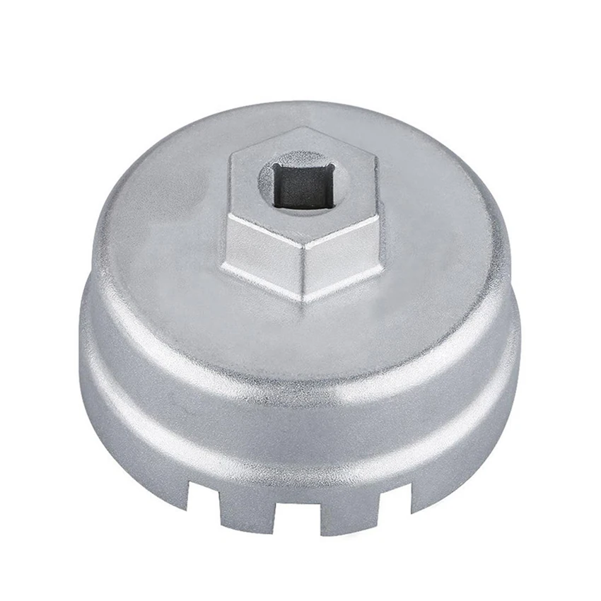 1PC 64.5มม.อลูมิเนียมกรองน้ำมันกรองประแจ Remover เครื่องมือสำหรับ Auto Universal อุปกรณ์เสริม