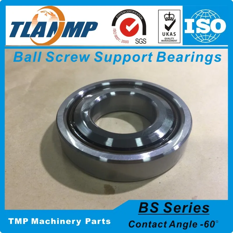 BS2562TN1/P4 Ball Screw Suppport Bearing (25x62x15mm)   TLANMP High precision  Screw drive bearing