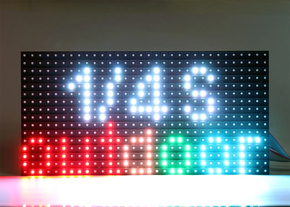 LED Video Pemasangan Dinding Panel P10 Penuh Modul Warna