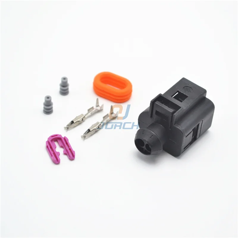 10 Kits Super sealed automotive VW electrical horn plug connector 1.5 series plug 1J0973702