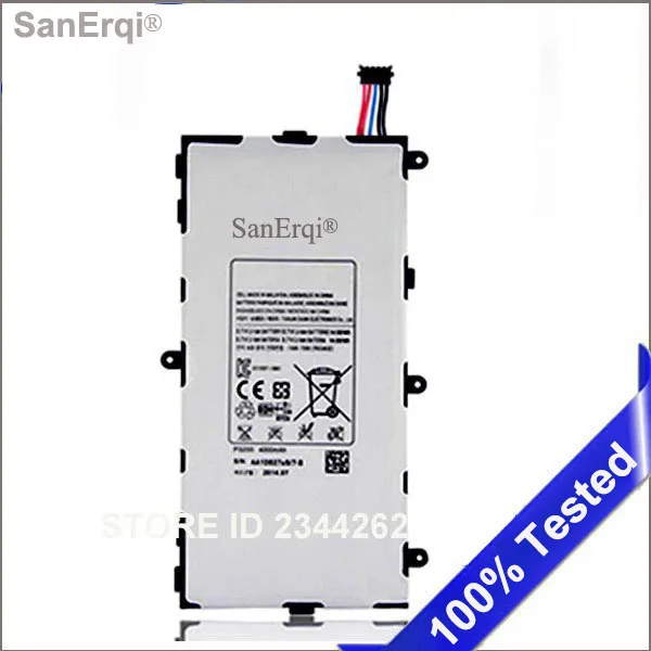 T4000E For Samsung Galaxy T210 Battery Tab Tablet  3 7.0 T211  T215 T210R T217A SM-T210R T2105 P3210 4000mAh