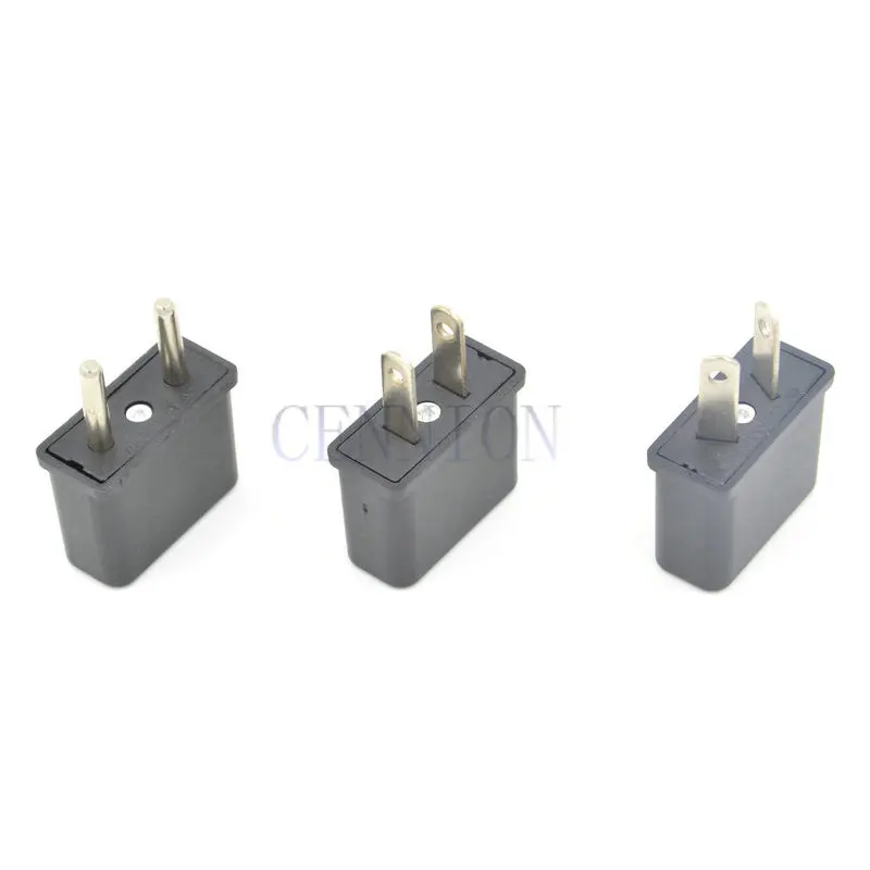 

Black To EU US AU AC Power Plug Travel Adapter Converter 100pcs express shipping