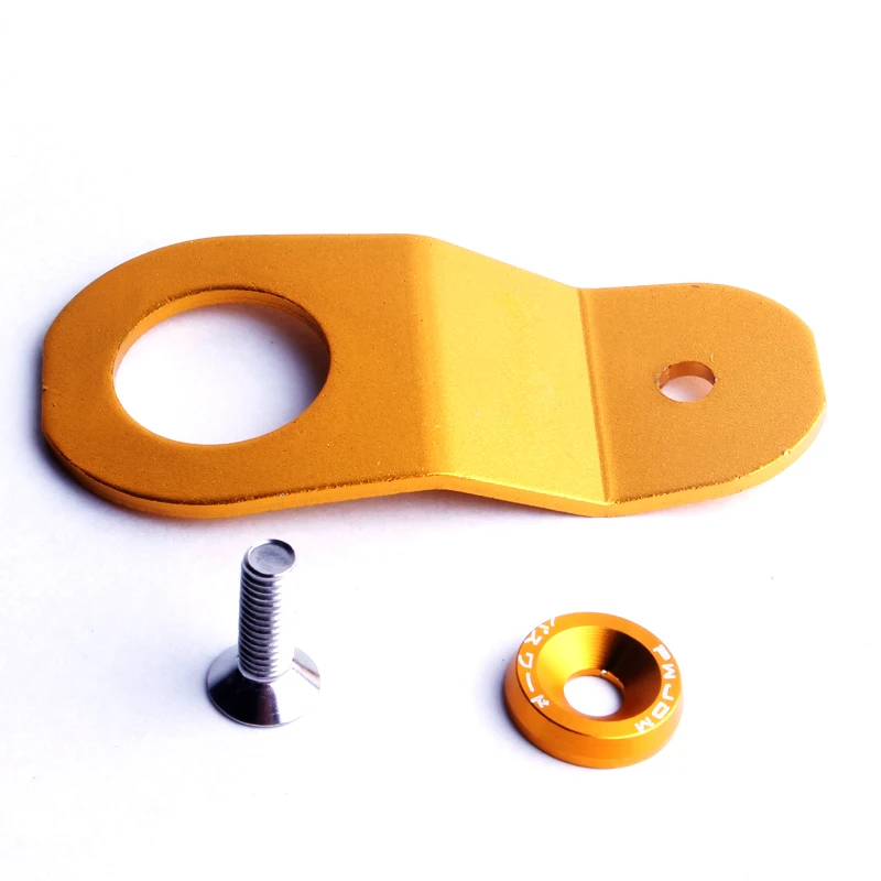 Drift Racing Aluminum Radiator Stay Mounting Bracket with Washer Kit For Honda civic EK AP DC 96- 00 With Logo RS-HR004 view 3