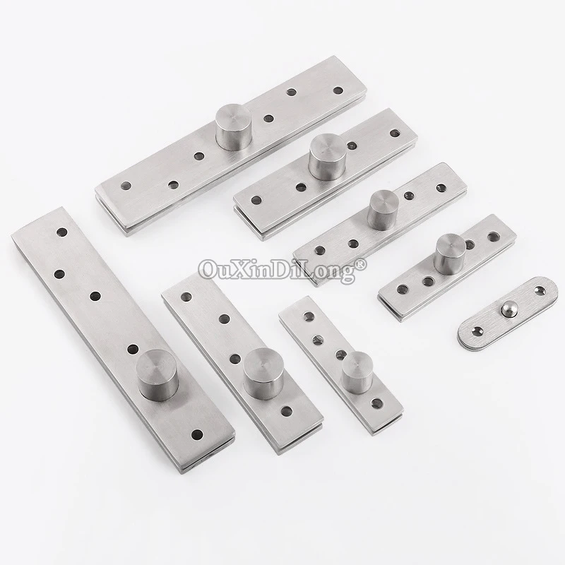 Wholesale 100PCS Stainless Steel Heavy Duty Door Pivot Hinges 360 Degree Rotary Hinge Wood Door Hidden Hinge Install Up and Down