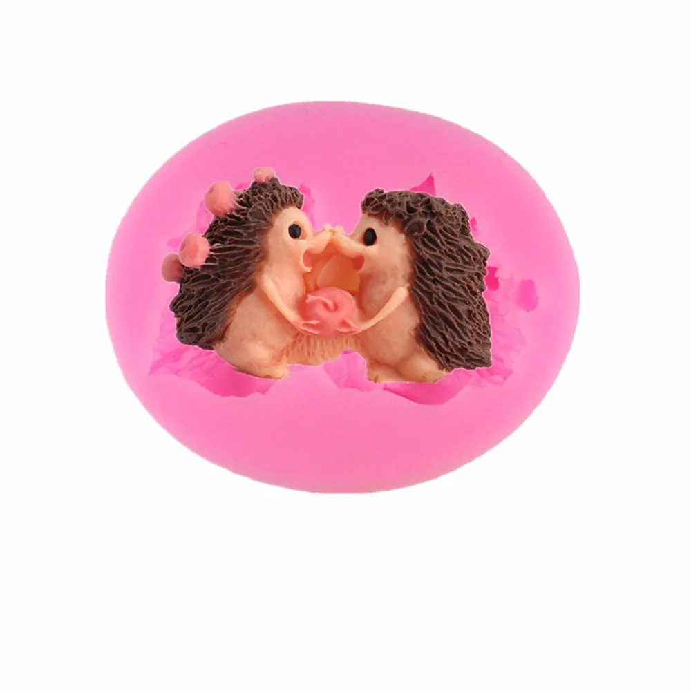 Time-limited Rushed Fondant Molds Diy Chocolate Mould Hedgehog, Double Sugar Cake Decorating Tools The Clay Mold Baking M