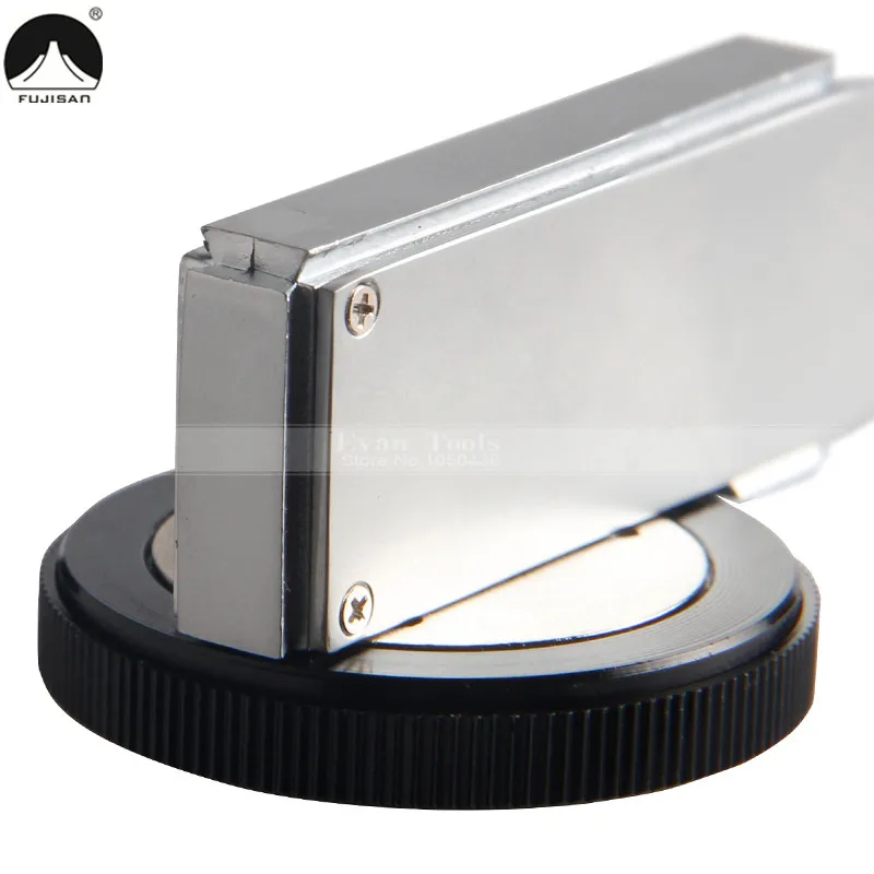 FUJISAN 2 IN 1 Dial Indicator 0-0.8mm/0.01mm Shockproof 7 Jewels With Mini Universal Flexible Magnetic Base Dial Test Indicator