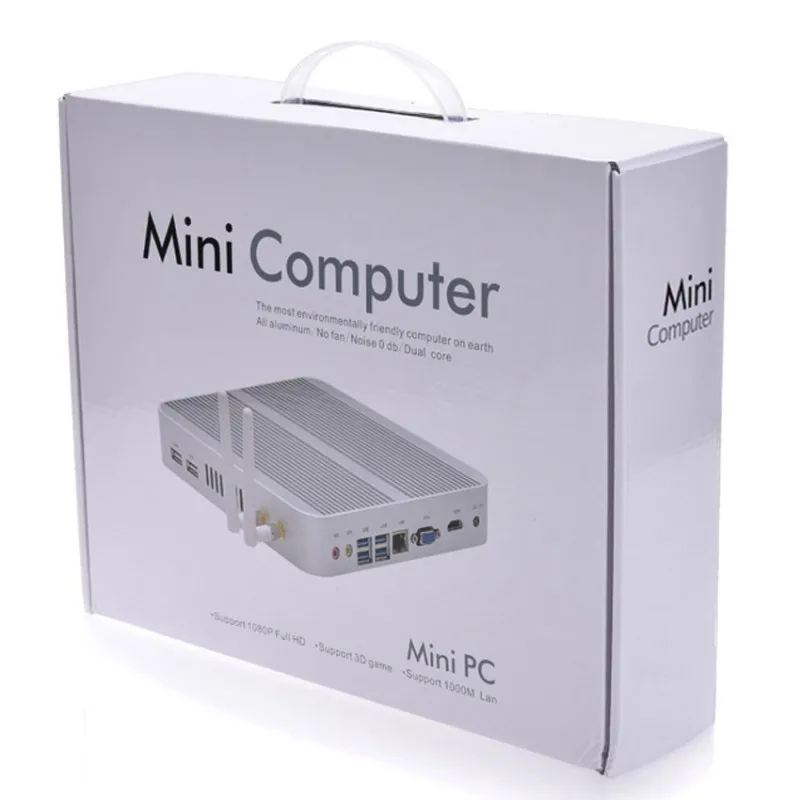 HYSTOU Intel Core i7 4500u Industrielle 4200u Fanless Mini PC Windows 10 TV Box 2 * LAN 6 * COM Port robuste Computer 300M Wifi HTPC